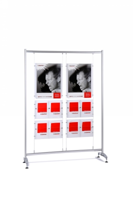 cadres  Compasso et supports brochures plexi