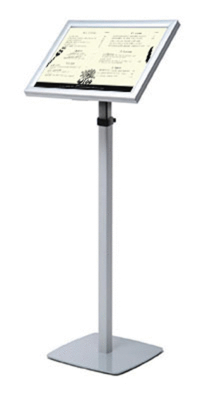 porte menu lumineux formats A4 et A3
